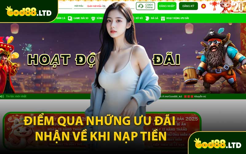 Điểm Qua Những Ưu Đãi Nhận Về Khi Nạp Tiền